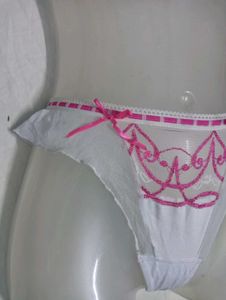 Lace Trim 💛Thong Panty