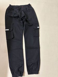 Premium Black Cargo Joggers with Pockets