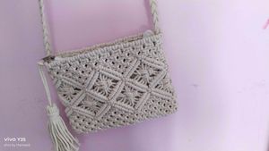Boho Macrame Crossbody Bag