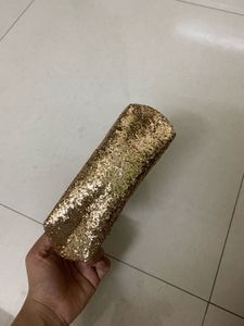 Sparkly Gold Pouch Bag