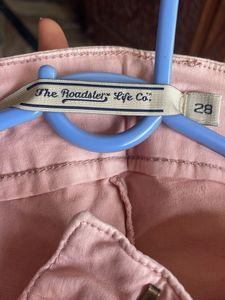 Chic Pink Casual Pants