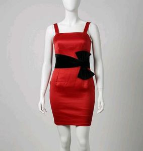 💅Red Party Dress with Bow💅