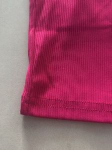 Hot Pink Ribbed Camisole Top