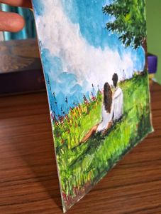 handmade Couple Painting