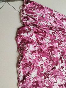 Floral Print Ethnic Gown
