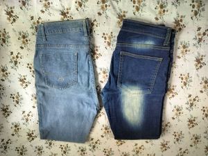 Bundel of 2 Pairs Women's jeans Branded 👖