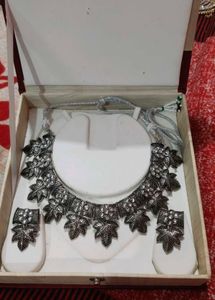✨ Navratri Special Oxidised Necklace Set