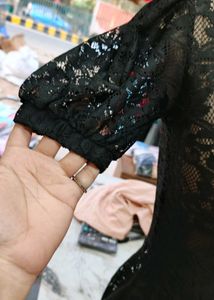 zara sheer dress❤️😍