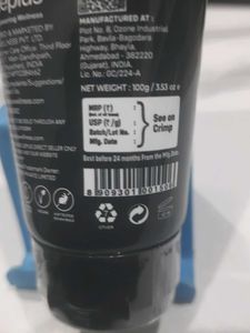 SNISS Turbo Boost Charcoal Face Wash