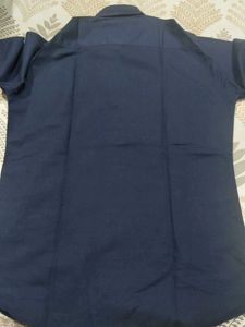 Aerocrombie and Fitch Blue Men's Shirt