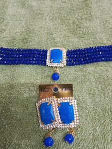 Blue 💙 Choker Set