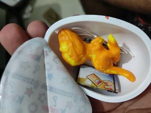 Kinder Joy Dinosaur Figures 4 pieces all with acce