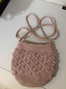 Chic Crochet Sling Bag