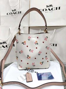 COACH -  Mollie  Bucket Canvas  Bag