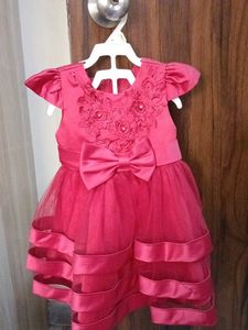 Adorable Red Party Dress for Girls