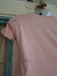 Pink Striped Lacoste Top
