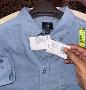 H&M Corduroy Regular Fit Shirt