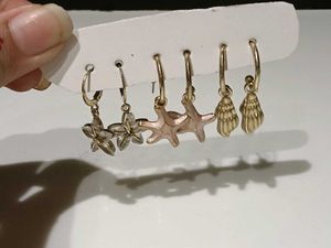 [COMBO OF 3]Beachy Earrings Set