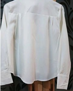 Elegant White Button-Down Blouse