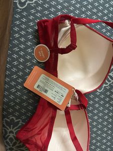 Red Padded Bra with Tag