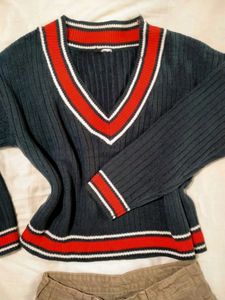 Vintage V-Neck Sweater