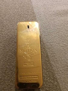 Empty bottle of Paco Rabanne 1 Million