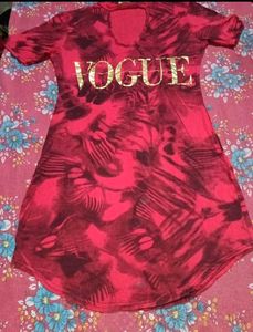 Vogue T-Shirt and Striped Top