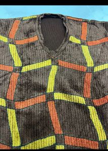 Retro V-Neck Sweater Vest