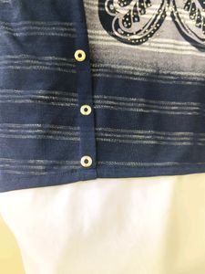 Stylish Sleeveless Top , Blue And White 🤍 💙
