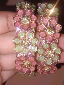 Elegant Floral Bangles
