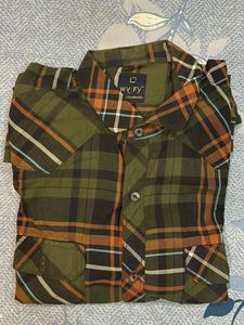 checks shirts double pocket XL