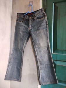 Y2K Boot Cut Denim Middle Rise