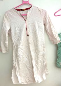 Aurelia White Kurti | Size XS
