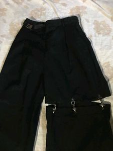 Stylish Black Wide Leg Pants