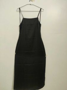 Elegant Black Slip Dress