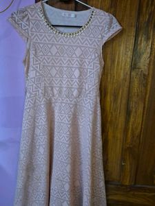 Light Pink Lace Bridesmaid Dress