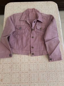 Women's Purple Denim Jacket
