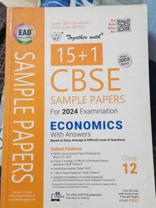 CBSE Economics Sample Papers Class 12 for 2024