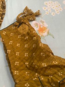Beautiful Mustard Yellow Saree