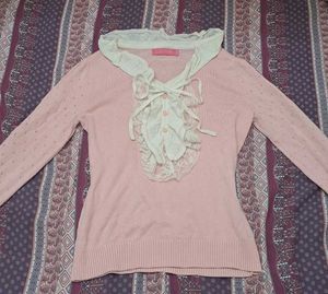 Pinterest Ruffled Lace Top