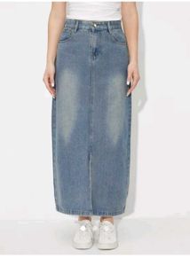 Denim Maxi Skirt