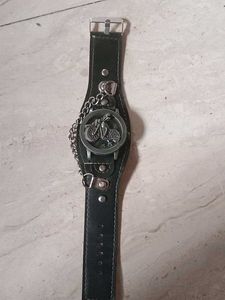 Motorcycle Chain Leather Watch