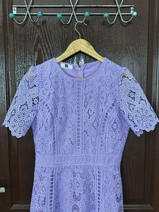 Lavender Lace Dress