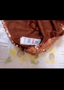 Rose Gold Sequin Tank Top