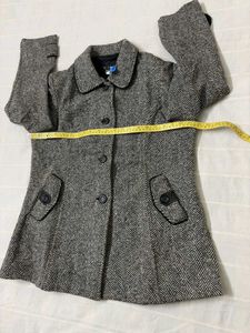 Herringbone Tweed Coat