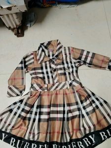 Checkered Dress for Girls