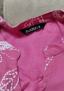 Floral Print Front Cutting Dress