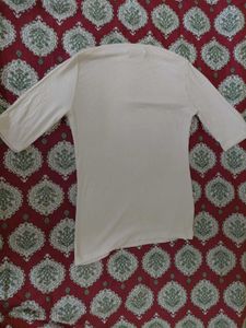 Cream Boat Neck Top