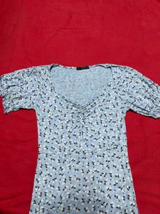 Floral Night Wear Dress