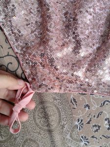 Sparkling Sequin &amp; Chiffon Dress